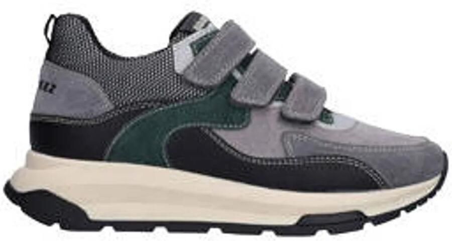 Braqeez suède sneakers antraciet