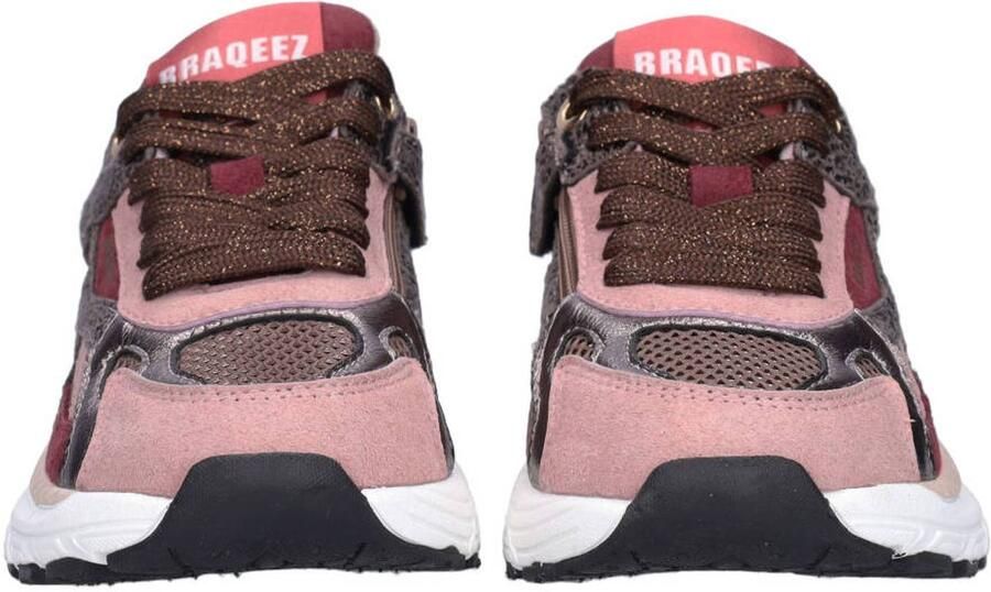 Braqeez suède sneakers roze - Foto 3