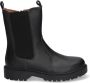 Braqeez 422774-589 Meisjes Chelsea Boots Zwart Leer Ritssluiting - Thumbnail 2