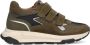 Braqeez 425972-469 Jongens Lage Sneakers Groen Leer Klittenband - Thumbnail 26