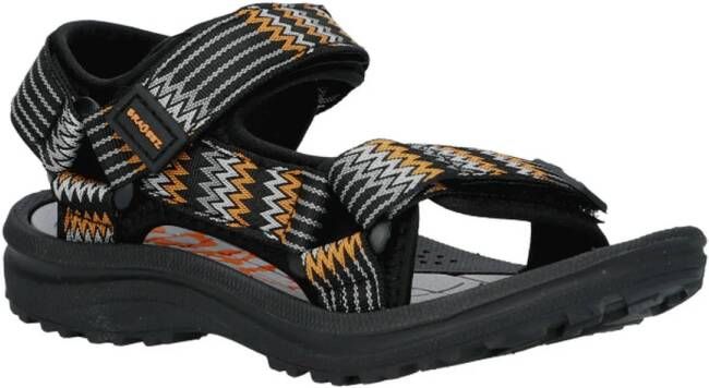 Braqeez sandalen zwart Jongens Textiel Meerkleurig 25