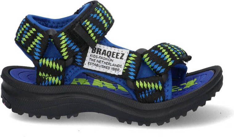 Braqeez Sky Sport sandalen kobaltblauw