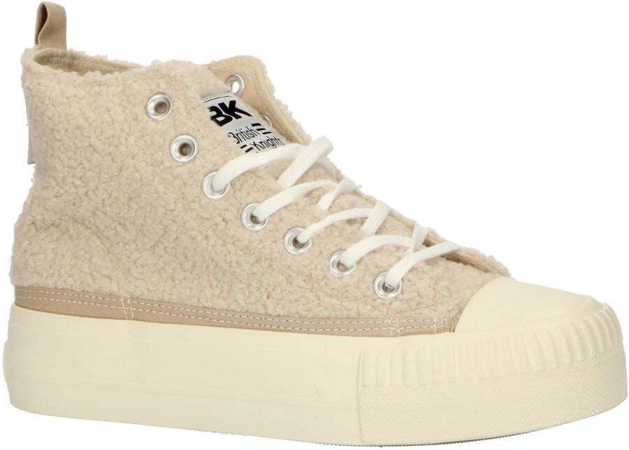 British Knights Kaya Mid Dames Sneakers Hoog Beige Vrouwen Schoenen