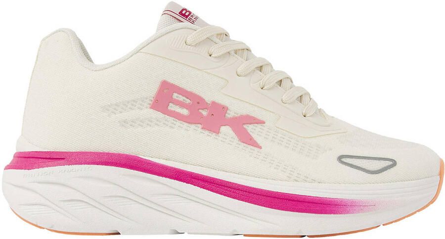British Knights Surge Dames Sneakers Laag Gebroken wit Fuchsia Vrouwen Schoenen