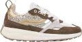 British Knights Veli Dames sneakers laag Taupe Wit Gebroken Wit Vrouwen schoenen Suede - Taupe