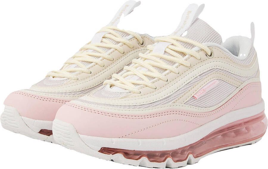 British Knights Zion Dames Sneakers Laag Roze Nude Wit Vrouwen Schoenen - Foto 2