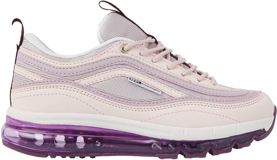British Knights Zion Dames Sneakers Laag Gebroken wit Lichtpaars Pruim Vrouwen Schoenen