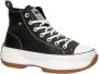 British Knights Kay Mid Fly canvas plateau sneakers zwart - Thumbnail 1