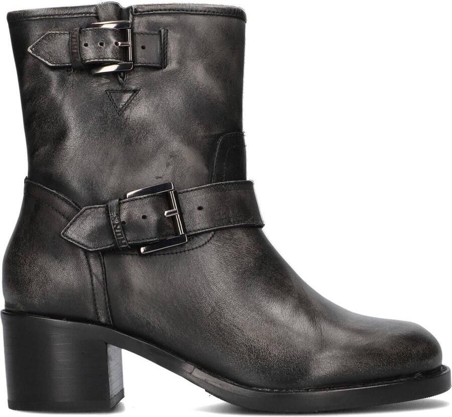 Bronx New-camperos 47528-a Enkellaarsjes Enkelboots met rits Dames Zwart - Foto 2