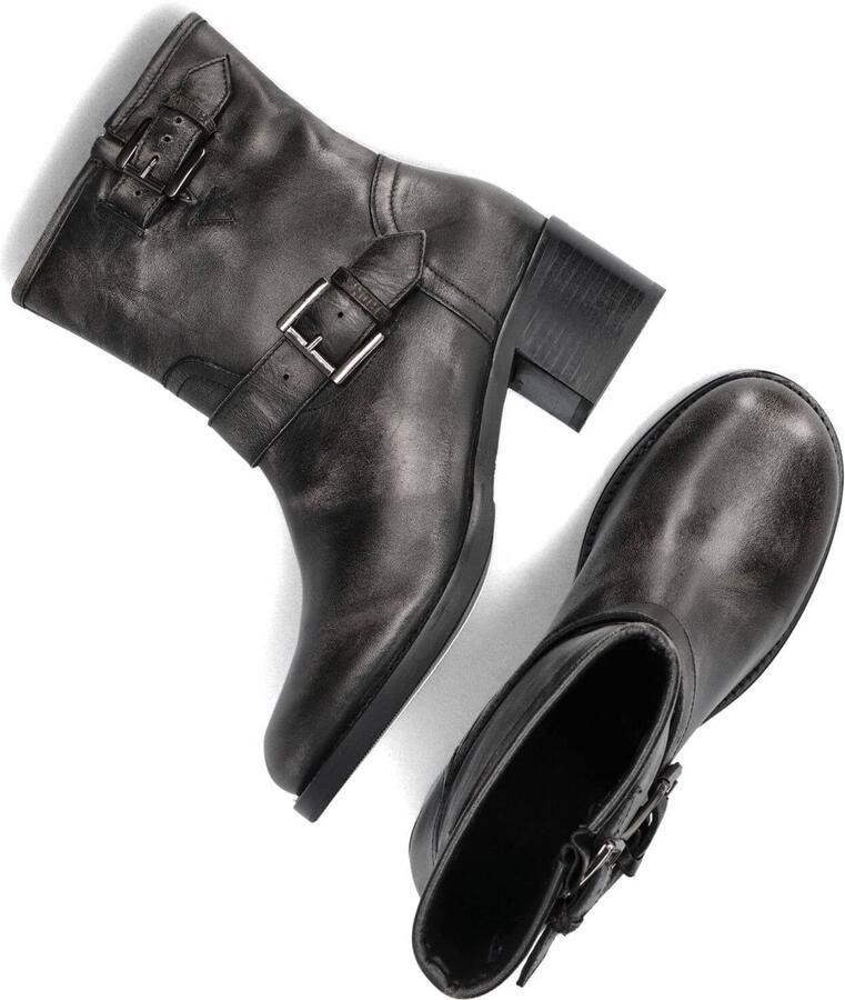 Bronx New-camperos 47528-a Enkellaarsjes Enkelboots met rits Dames Zwart - Foto 3