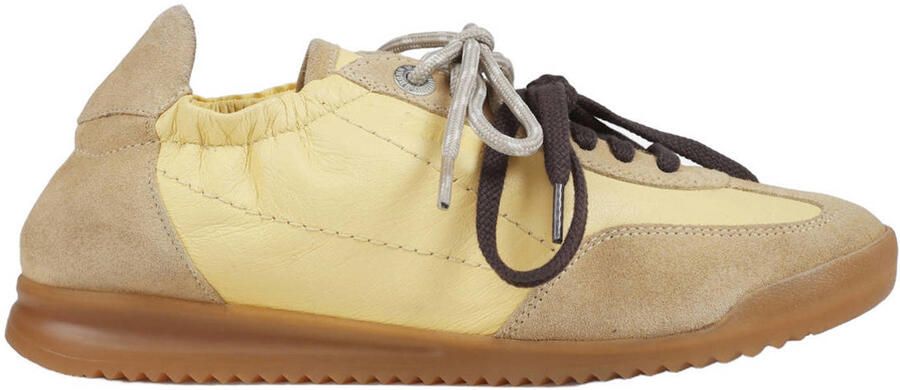 BRONX Sneakers laag 'Cli-oo' sand lichtgeel