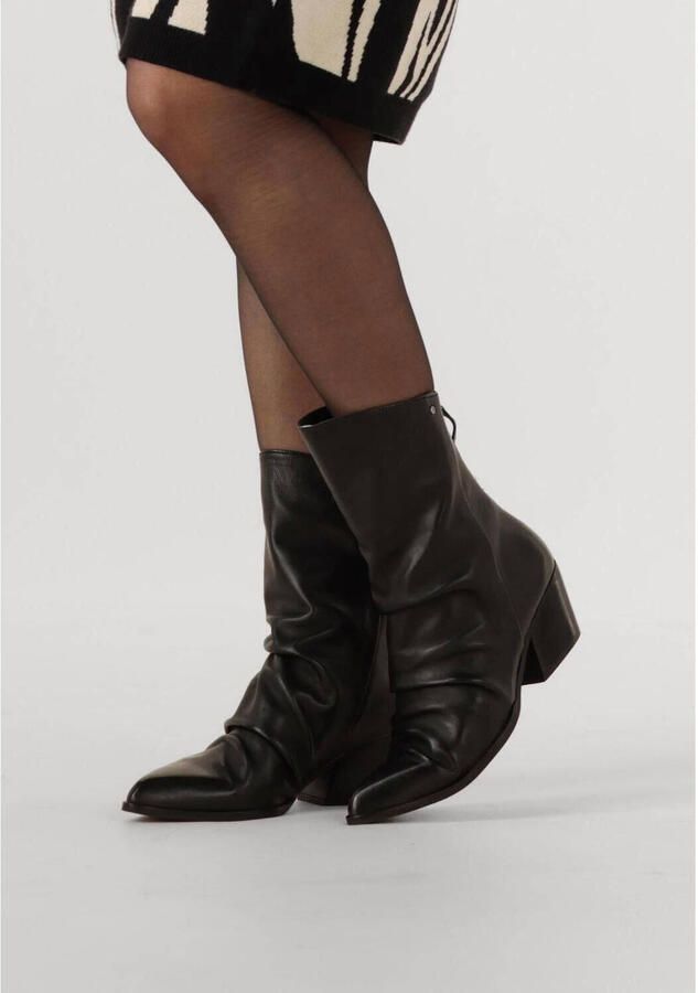 Bronx Lizz-y Enkellaarsjes Enkelboots met rits Dames Zwart