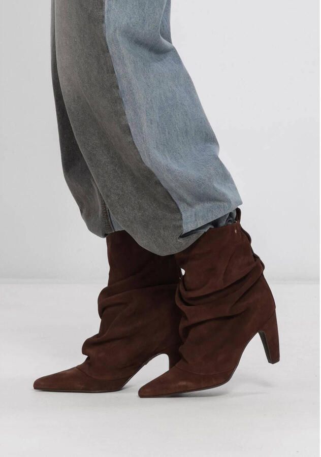 Bronx Low Jadey Enkellaarsjes Enkelboots Dames Bruin - Foto 5