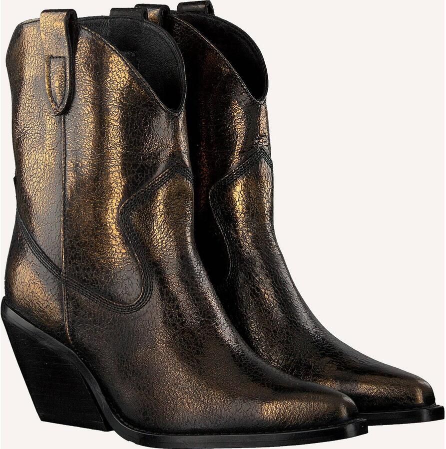 Bronx Low-kole 34155 Enkellaarsjes Enkelboots Dames Goud