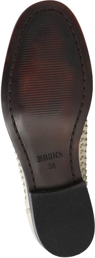 BRONX leren loafers ecru - Foto 2