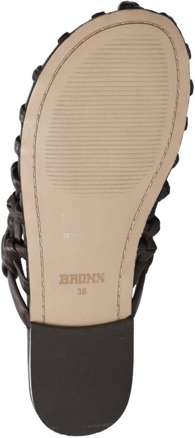 Bronx dames slipper Annaya leder bruin - Foto 2