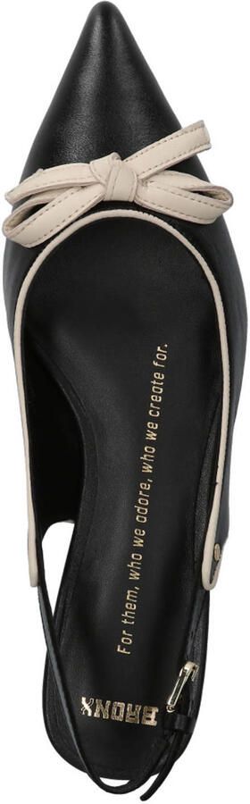 BRONX New-fabia leren loafers zwart - Foto 3