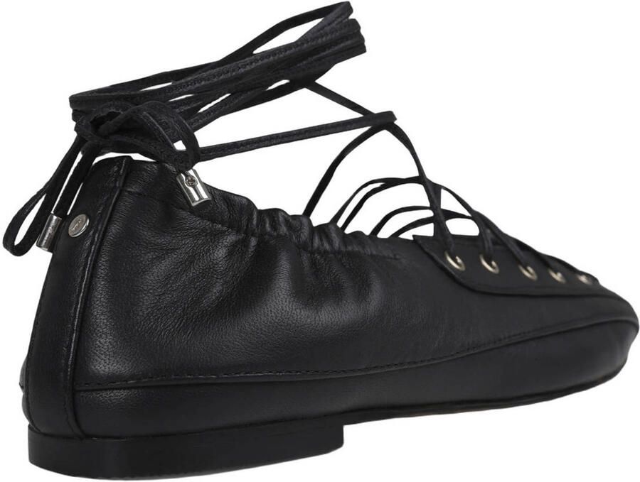 BRONX Ser-ajaa leren ballerina's zwart - Foto 2