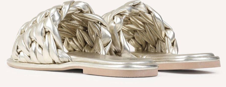 Bronx Gouden Leren Slippers Delan-y 8520-m - Foto 5