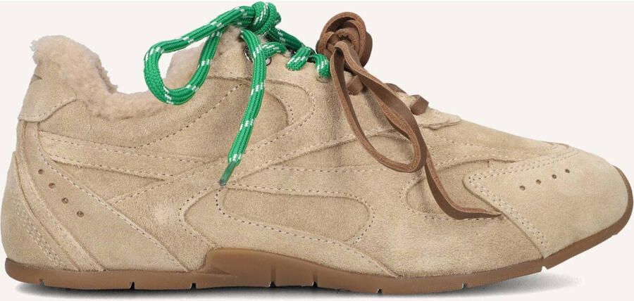 Bronx sneakers dames Myraa suède fur beige