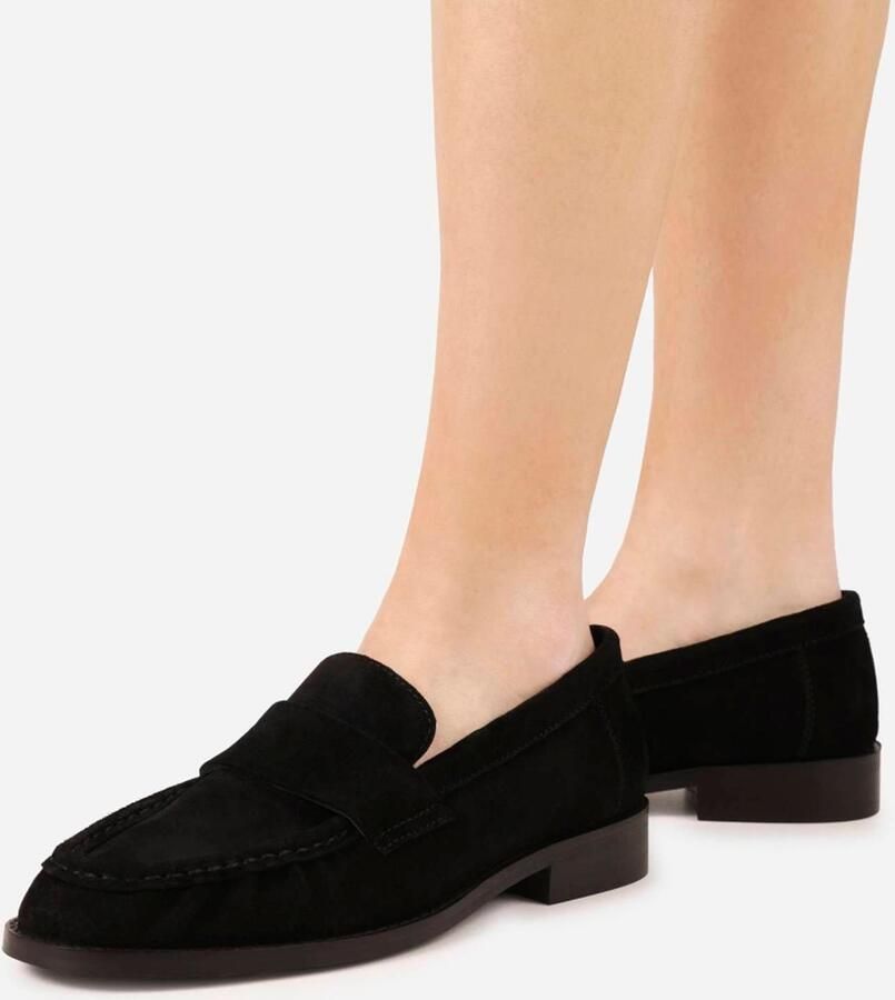 BRONX Zur-ii suède loafers donkerbruin - Foto 3