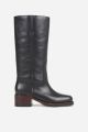 Bronx Stijlvolle Medgardo Laarzen Black Dames - Zwart