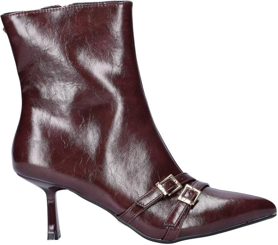 Buffalo enkellaarzen bordeaux