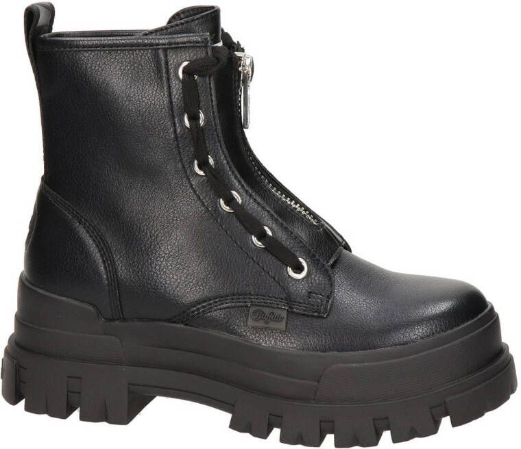 Buffalo Aspha Zip Laarzen Zwart 1622070 Black Dames