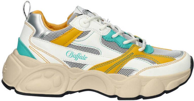 Buffalo CLD Run chunky sneakers wit oker