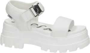 Buffalo Jojo chunky sandalen wit