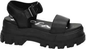 Buffalo Jojo chunky sandalen zwart