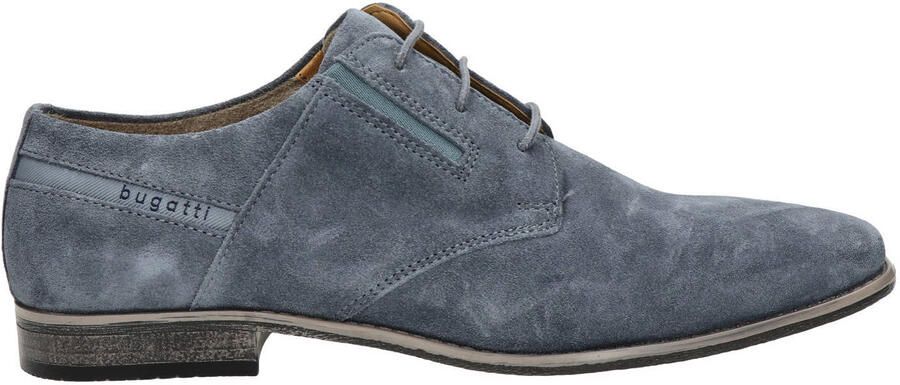 Bugatti Arno suède veterschoenen blauw