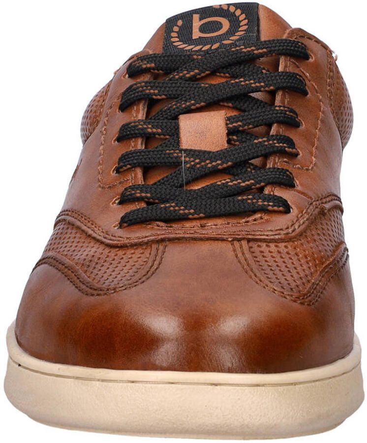 Bugatti imitatieleren sneakers cognac - Foto 2