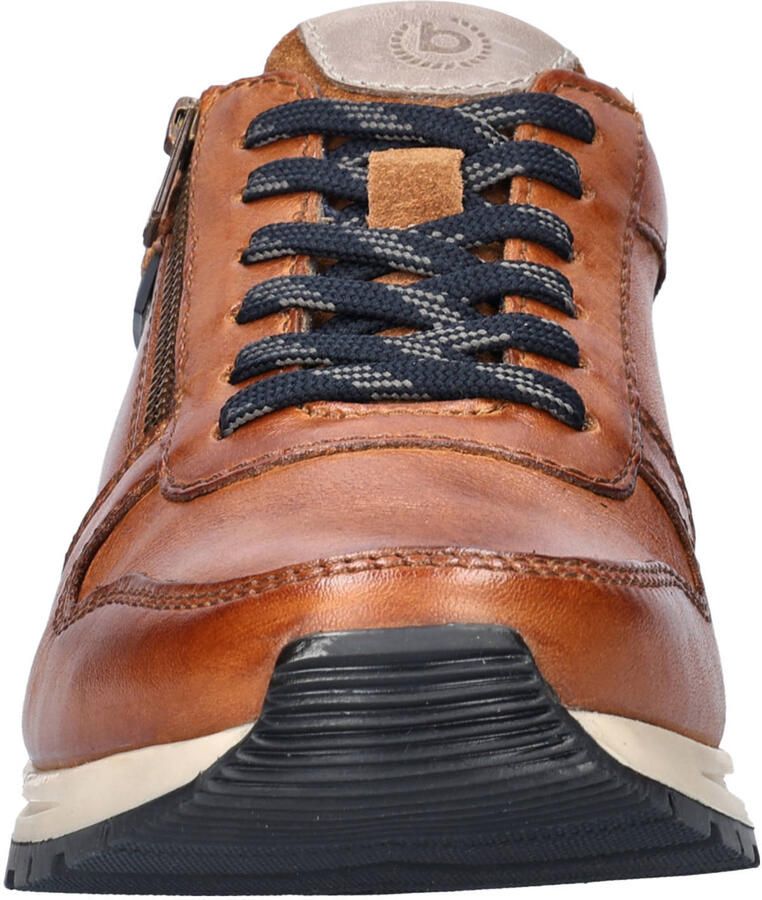 Bugatti leren sneakers cognac - Foto 2