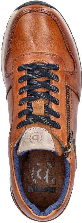 Bugatti leren sneakers cognac - Foto 3
