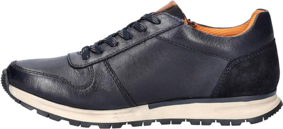 Bugatti leren sneakers donkerblauw - Foto 2