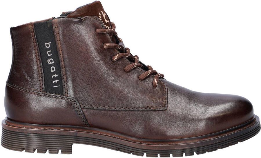 Bugatti leren veterboots bruin