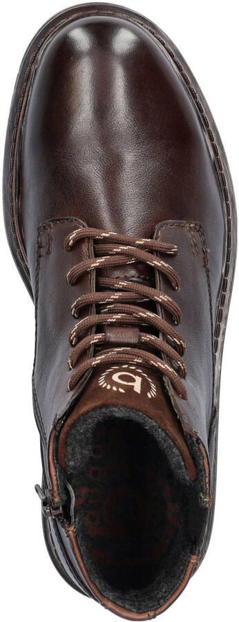 Bugatti leren veterboots bruin