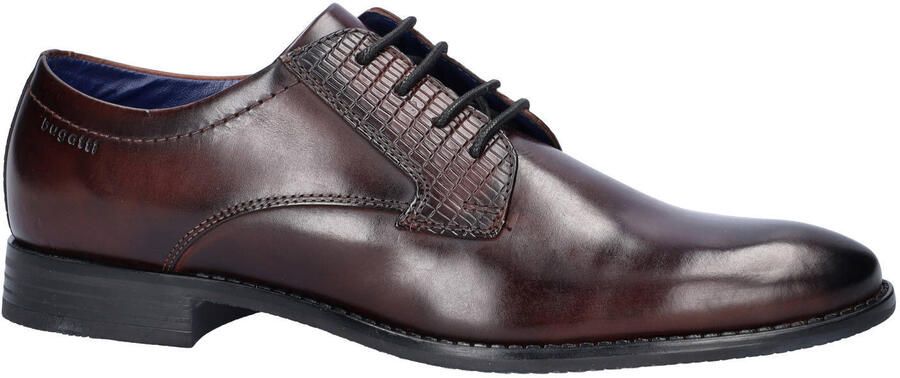 Bugatti leren veterschoenen bruin - Foto 3