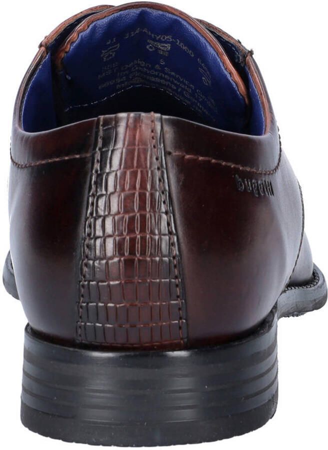 Bugatti leren veterschoenen bruin - Foto 2