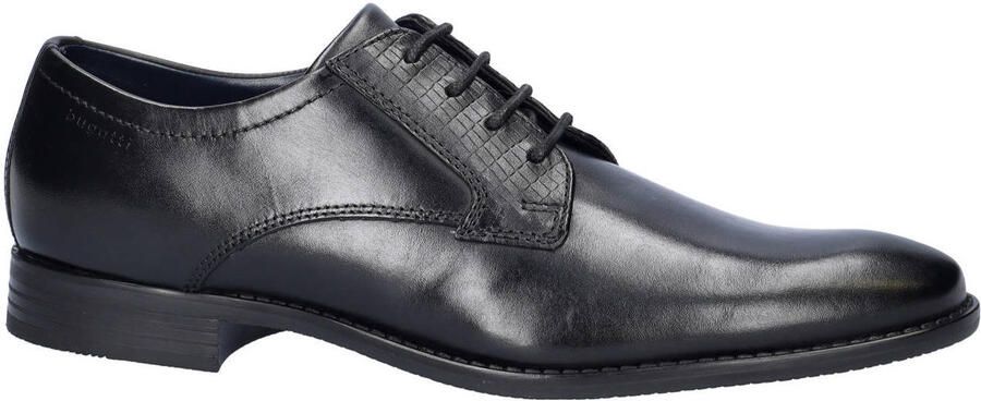 Bugatti leren veterschoenen zwart - Foto 3