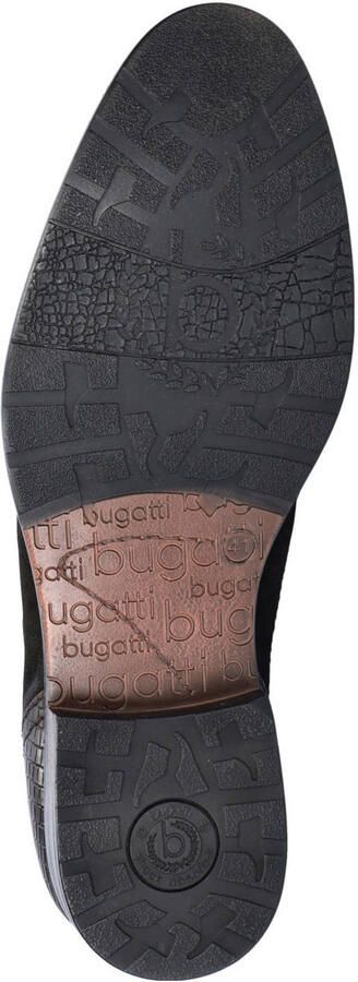 Bugatti nubuck veterschoenen zwart - Foto 2