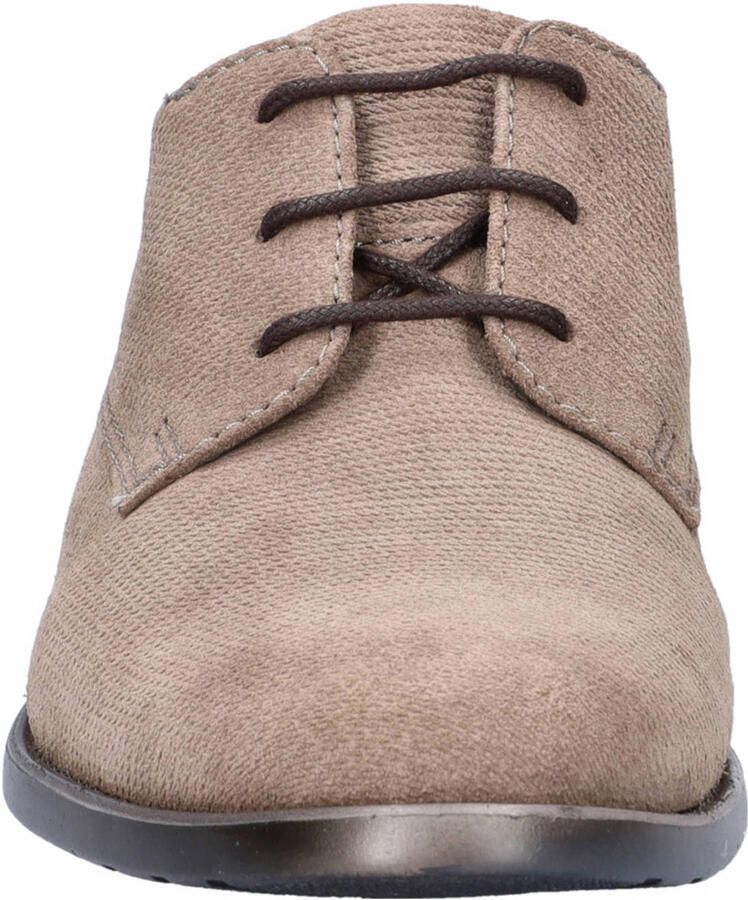 Bugatti suède veterschoenen taupe cognac - Foto 2