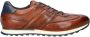 Bugatti leren sneakers cognac - Thumbnail 1
