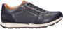 Bugatti leren sneakers donkerblauw - Thumbnail 1