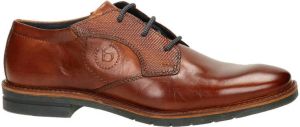 Bugatti leren veterschoenen cognac
