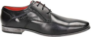 Bugatti leren veterschoenen zwart