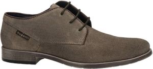 Bugatti Licio suède veterschoenen grijs