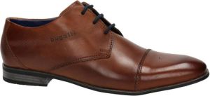 Bugatti Mattia leren veterschoenen cognac