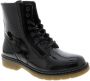 Bullboxer leren veterboots zwart Meisjes Leer Effen 36 - Thumbnail 1